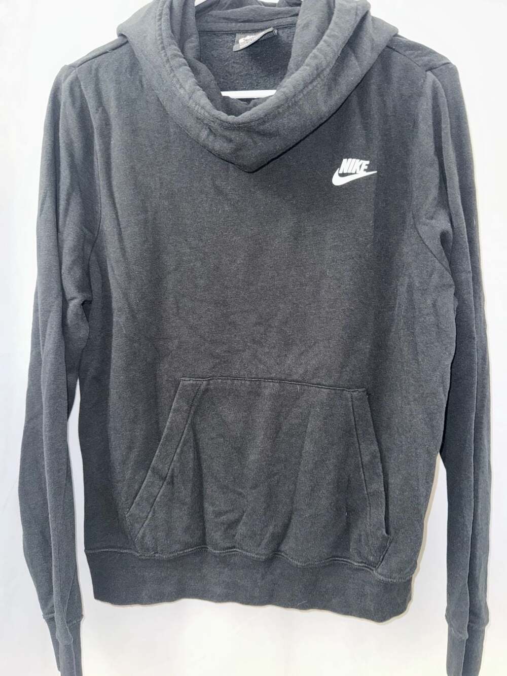 Nike Women's Sportswear Funnel Neck Pullover Hoodie - Black